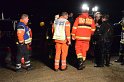 Einsatz BF Koeln PKW im Rhein Mondorf Hersel P061